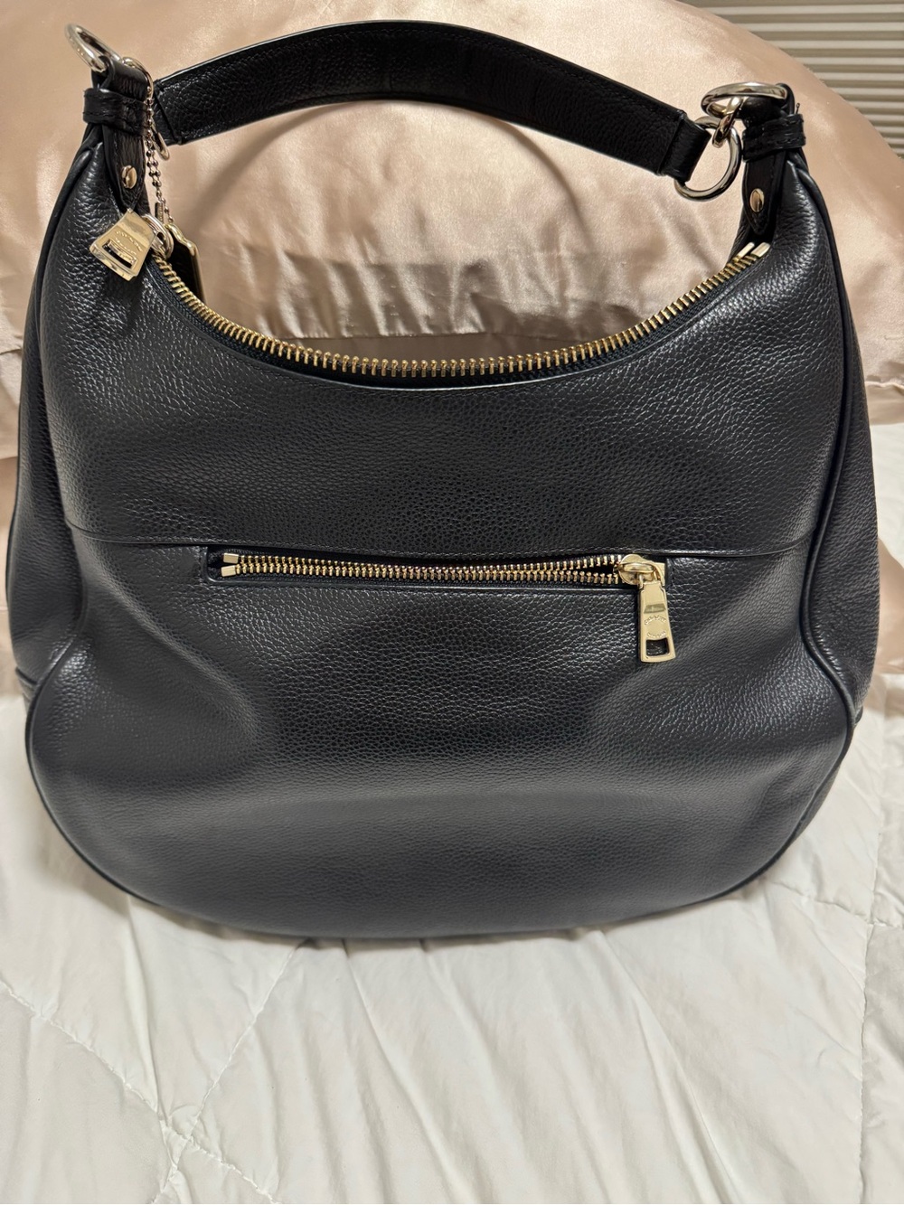 Coach Large Harley Hobo in Black Leather. - Picture 3 of 13